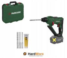 Akmeninis gręžtuvas PARKSIDE PABH D4 20V, belaidis, SDS+, su lagaminu