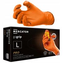 Nitrilinės pirštinės Mercator GOGRIP ORANGE, L dydis, 50 vnt.