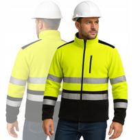 Vyriškas darbo džemperis su atšvaitais, WORK FLEECE, rudeniui