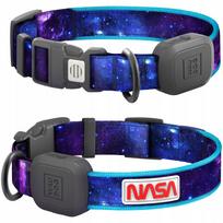 Šuns antkaklis su LED apšvietimu WAUDOG NASA21, Type-C, M-L, 41–62 cm