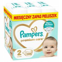 Sauskelnių rinkinys Pampers Premium Care, 2 dydis, 4-8 kg, 204 vnt.