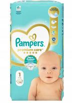 Sauskelnės Pampers Premium Care, 1 dydis, 2–5 kg, 50 vnt.