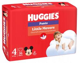 Sauskelnės HUGGIES Little Movers, 4 dydis, 36 vnt.