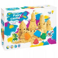 Kinetinis smėlis GENIO KIDS 1 kg su baseinu ir formelėmis