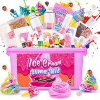 Sensorinis plastilinas „Ice Cream Slime“, žaislas vaikams