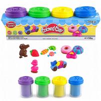 Modelino plastilinas Playdough, 4 spalvų rinkinys