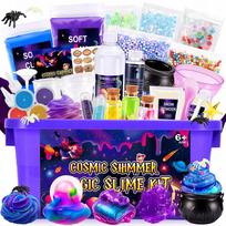 Rinkinys gleivių gamybai Factory Lab Slime Galaxy Magic System, DIY