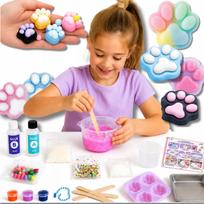 Katinuko letenėlės formos spaustukų gamybos rinkinys su slime žaislais