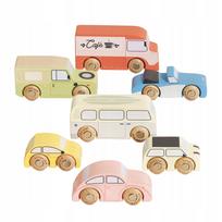 Medinių senovinių automobilių rinkinys vaikams Le Toy Van
