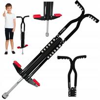 Šokinėjimo lazda vaikams, iki 70 kg, juoda