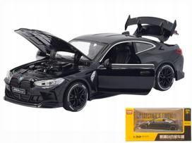 Modelinis automobilis BMW M4, 1:32, su variklio garsu ir atidaromomis durelėmis