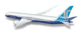 Metalinė lėktuvo „Boeing 737 MAX 10“ modeliukas, balta-mėlyna, blisterio pakuotė