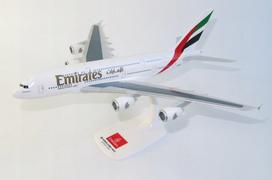 Modelinis lėktuvas AIRBUS 380 800 Emirates, mastelis 1/250