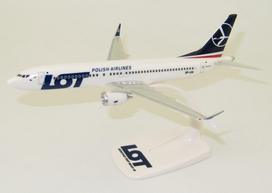 Modelio lėktuvas BOEING 737 MAX8 PLL LOT, mastelis 1:200, su dovanų dėžute