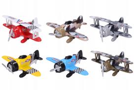 Metalinis lėktuvėlis Wiky Vehicles, 12 x 15,5 cm, su atgaliniu užvedimu
