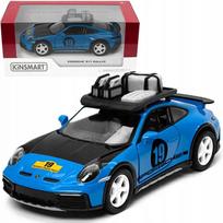 Modelinis automobilis Porsche 911 „Kinsmart“ su ralio piešiniu