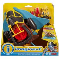Žaislų rinkinys Fisher-Price Imaginext: kapitonas Nemo ir raja, Mattel