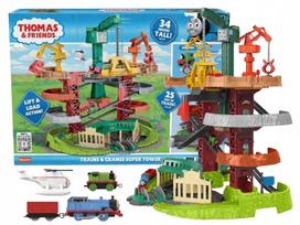 Geležinkelio rinkinys FISHER PRICE TOMEK Megastation Sodor su lokomotyvu Tomek GXH09