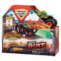 Metalinis Monster Truck modelis MONSTER JAM Dragon su priedais, 1:64