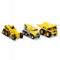 Statybinių mašinėlių rinkinys vaikams, 3 vnt., CatToysOfficial, nuo 3 metų
