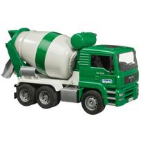 Betonvežis BRUDER MAN TGA, baltai žalias, 2 vnt., modelis 02739