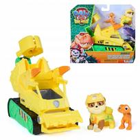 Buldozeris su šuneliu Rubble ir dinozauru figūrėlėmis, PSI PATROL