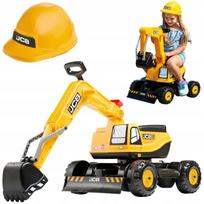 Žaislinis ekskavatorius JCB su judančia kaušu, geltonas, nuo 3 metų, Falk