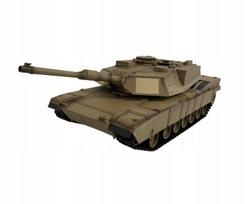 Nuotoliniu būdu valdomas tankas Torro M1A2 Abrams 1:16, smėlio spalvos
