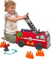 Žaislinis KIDKRAFT gaisrinės sunkvežimis-transformeris