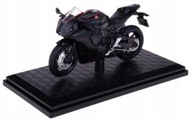 Modelinis motociklas HONDA CBR 1000RR, plastikinis/metalinis, 1:18, juodas