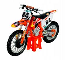 Modelis motociklas BBURAGO KTM 450 SX-F Factory Edition 2018, 1:18, dėžutėje