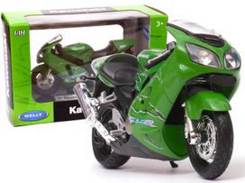 Motociklo modelis Kawasaki Ninja ZX 12R 1:18, WELLY