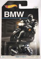 Žaislinis motociklas HW HOT WHEELS BMW K 1300R su apsauga, DJM85, 2015
