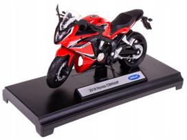 Metalinė ir plastikinė HONDA CBR650F Welly motociklo miniatiūra, 1:18
