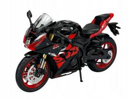 Lietinis motociklo modelis Suzuki GSX-R1000, juodas, 1:12, dėžutėje