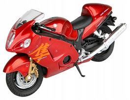 Modelis motociklas 1:18, Suzuki Hayabusa, raudonas, U3I76