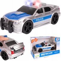 Policijos automobilis 1:20 su šviesomis, garsu ir atidaromu bagažine