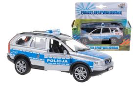 Metalinė policijos mašinėlė su garsais ir šviesomis, 14 cm