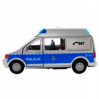 Policijos automobilio žaislas su garsais, metalinis