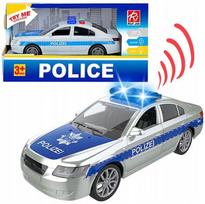 Žaislinis policijos automobilis su šviesomis ir garsais