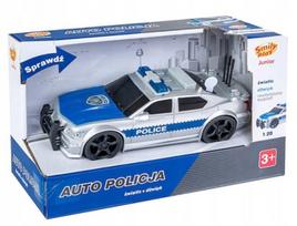 Žaislinė policijos mašina su šviesomis ir garsu, SMILY PLAY