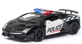 Lamborghini Gallardo policijos automobilio modelis, 1:36, su pavaromis