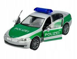 Metalinis BMW 535i F10 policijos modelis WELLY, 1:34, 43635