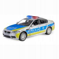 Metalinis BMW M5 F10 policijos modelis, 12 cm, RMZ City K-158