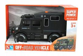 Policinis žaislinis UNIMOG automobilis su šviesomis ir garsais, SWAT modelis