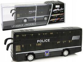 Policijos autobusas 10030 su garsu, juodas, 2023 modelis