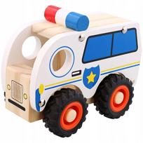 Medinis policijos automobilis vaikams Mini Matters