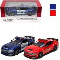 Žaislinis automobilis FORD Mustang Dark Horse policijos, 1:38, 2024