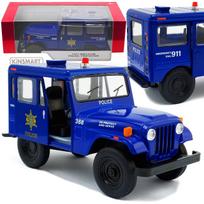 Metalinė policijos automobilio „Jeep DJ-5B 1971“ modelio mašinėlė Kinsmart, 1:26