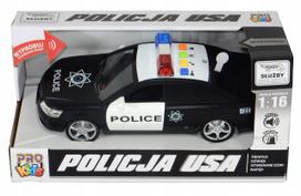 Policijos automobilis su švyturėliais ir garsais 0937